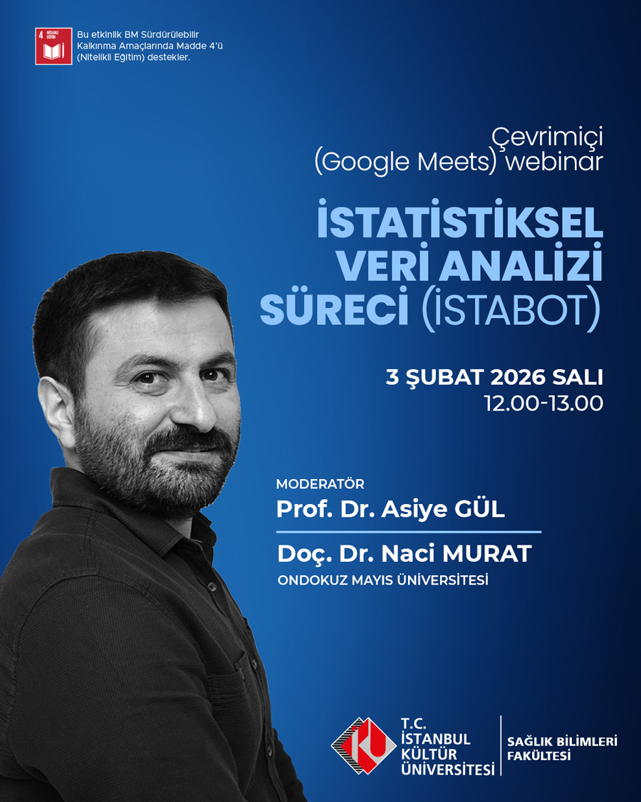 “İstatistiksel Veri Analizi Süreci (İSTABOT)” Webinarı